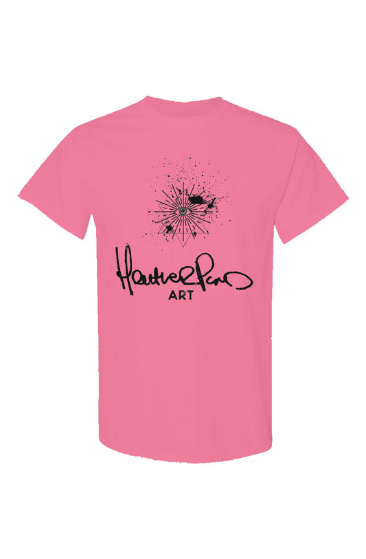 Heather Pond Art Hot Hot Hot Pink Unisex T shirt 